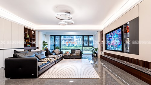 189m²意式精裝定制實景，7w搞定典雅實用家|長沙全屋整裝