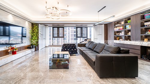 181m²意式輕奢大平層，主臥隔斷設(shè)計(jì)絕了|長沙全屋整裝
